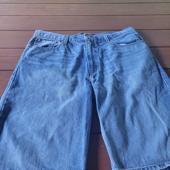 Men's Levi's 569 Blue Denim Shorts 38" - Picture 4 of 8